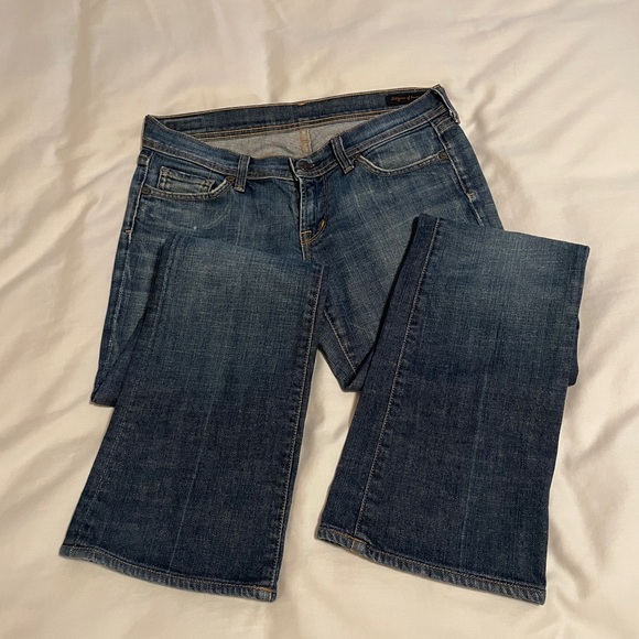 Citizens Of Humanity Blue Boot Cut Jeans - Picture 3 of 9